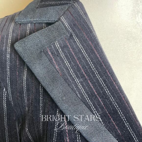 Extremely Rare Velvet Blazer ASO Rosalie Hale Twilight Promotional Images Blue - Picture 11 of 12